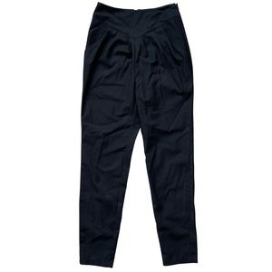 High Waisted Black Trouser Pant